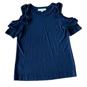 Loft cutout shoulder top